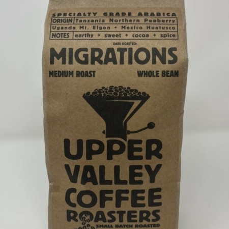 Migrations Medium Roast Whole Bean brown craft bag